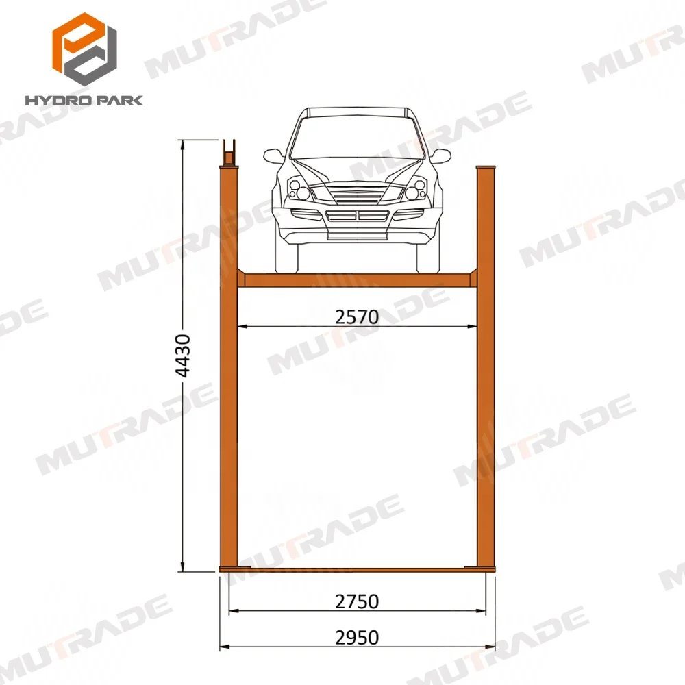 4 Post Hydraulic Car Lifting Platform Garage Lift car Elevator