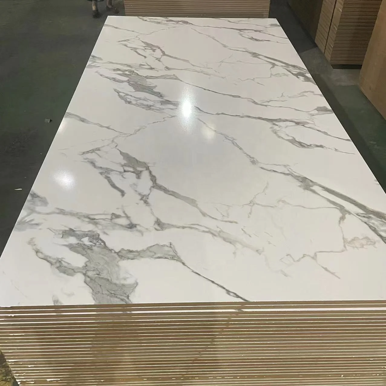 QIXIONG 2023 4x8 Melamine Laminated Mdf Board/Melamine MDF Board Price/High glossy melamine mdf