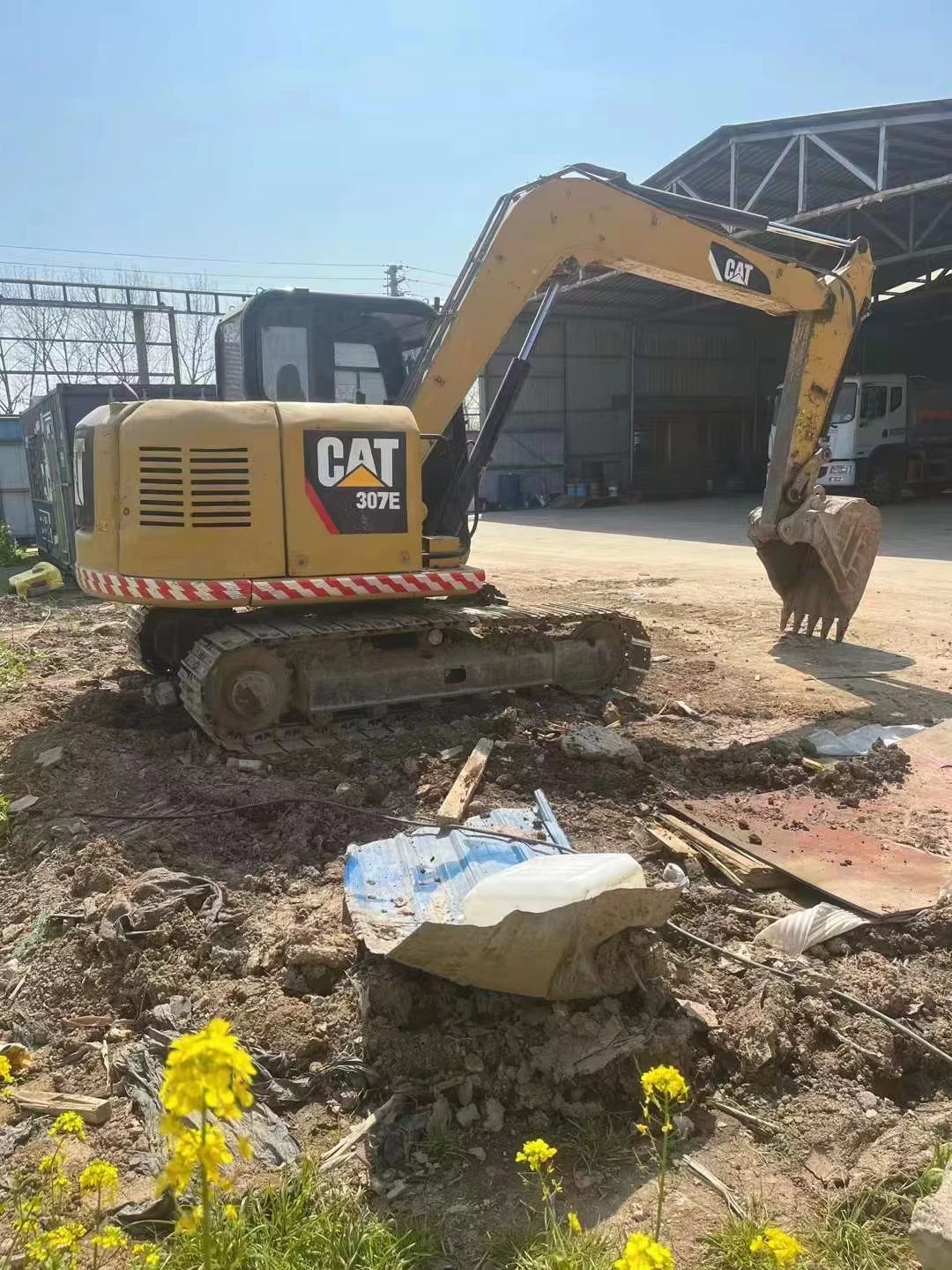 95% New CAT 307d Mini Excavator Multifunctional Used Digger with Good Condition Imported from Japan 307 308 306d Models