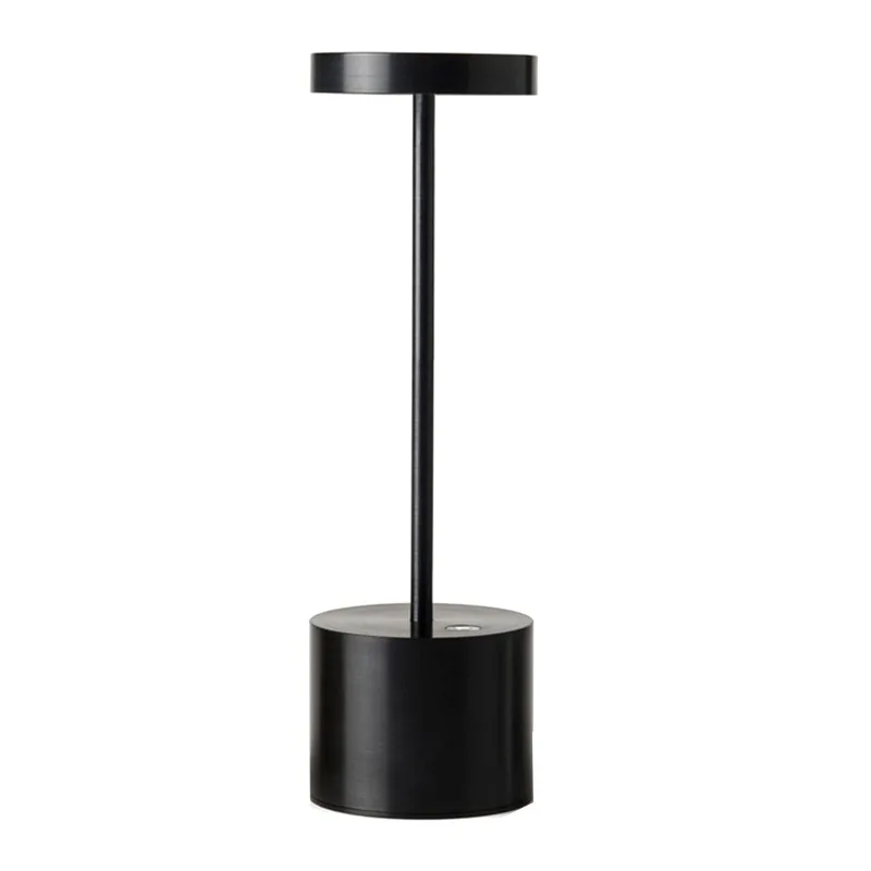 Wireless Touch Control Table Lamp Desk Modern Bedroom Light Led Rechargeable Dimmable Bar Table Lamp With Usb Charging Port