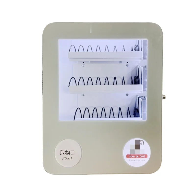 Mini QR Code Payment Hotel Combo Disposable Power Bank Dispenser Vending Machine