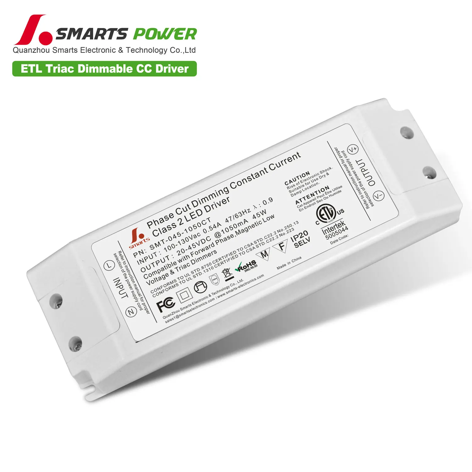 45w 700ma 900ma 1050ma triac Диммируемый Светодиодный драйвер для T5 T8 led трубчатый