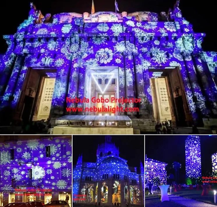 Уличный светодиодный проектор gobo с эффектом водяной волны 300