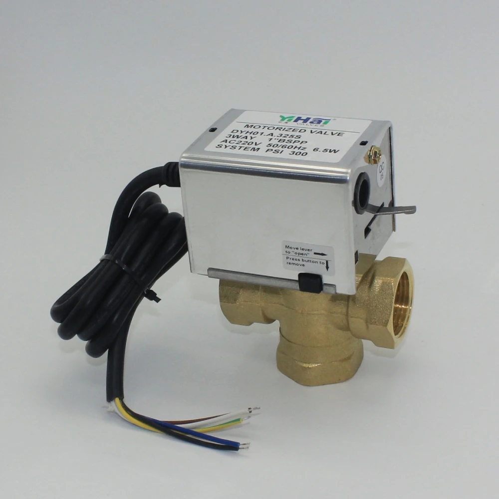 
cheaper 2 3way 1/2 3/4 inch normally closed open motorized zone valve electric motor spring return actuator 