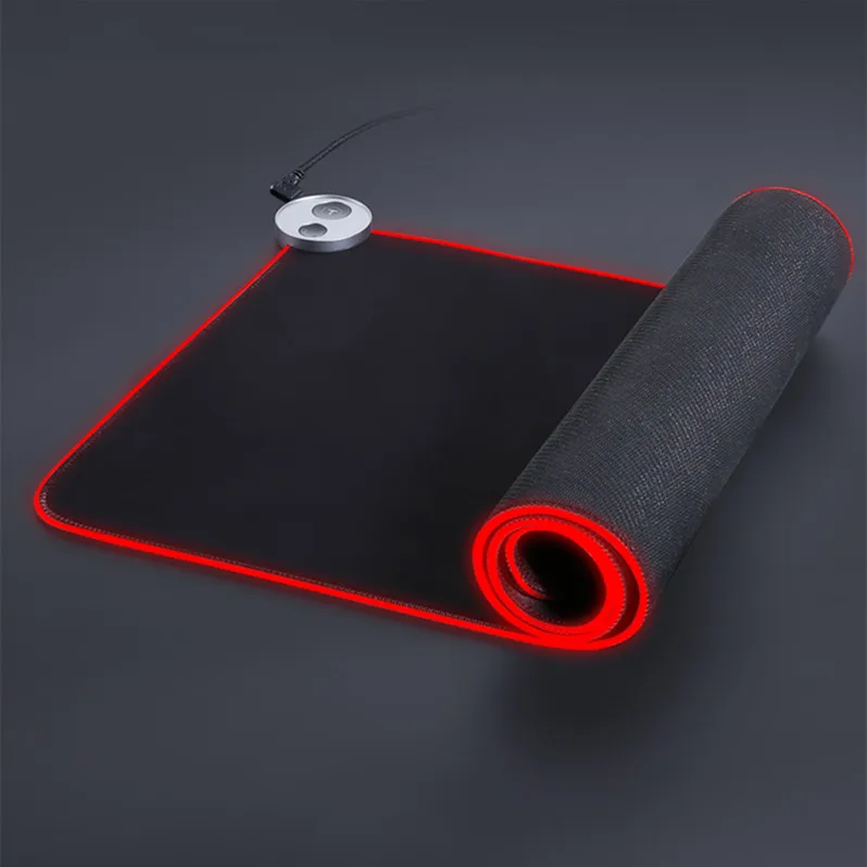 RGB game mouse pad extended LED Computer Anti sleep mouse mover mouse pad custom cartoon mousepads