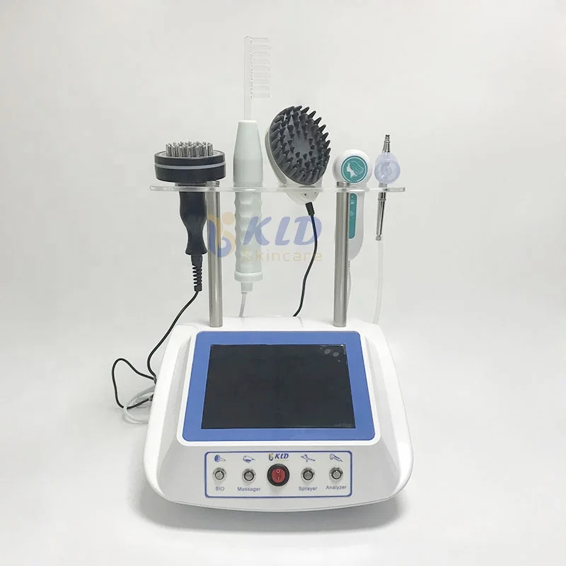 Hair Salon Use Hair Follicle Detection Tool Ozone Galvanic High Frequency Comb Scalp Vibrate Massager Anti-Hair Loss Machine