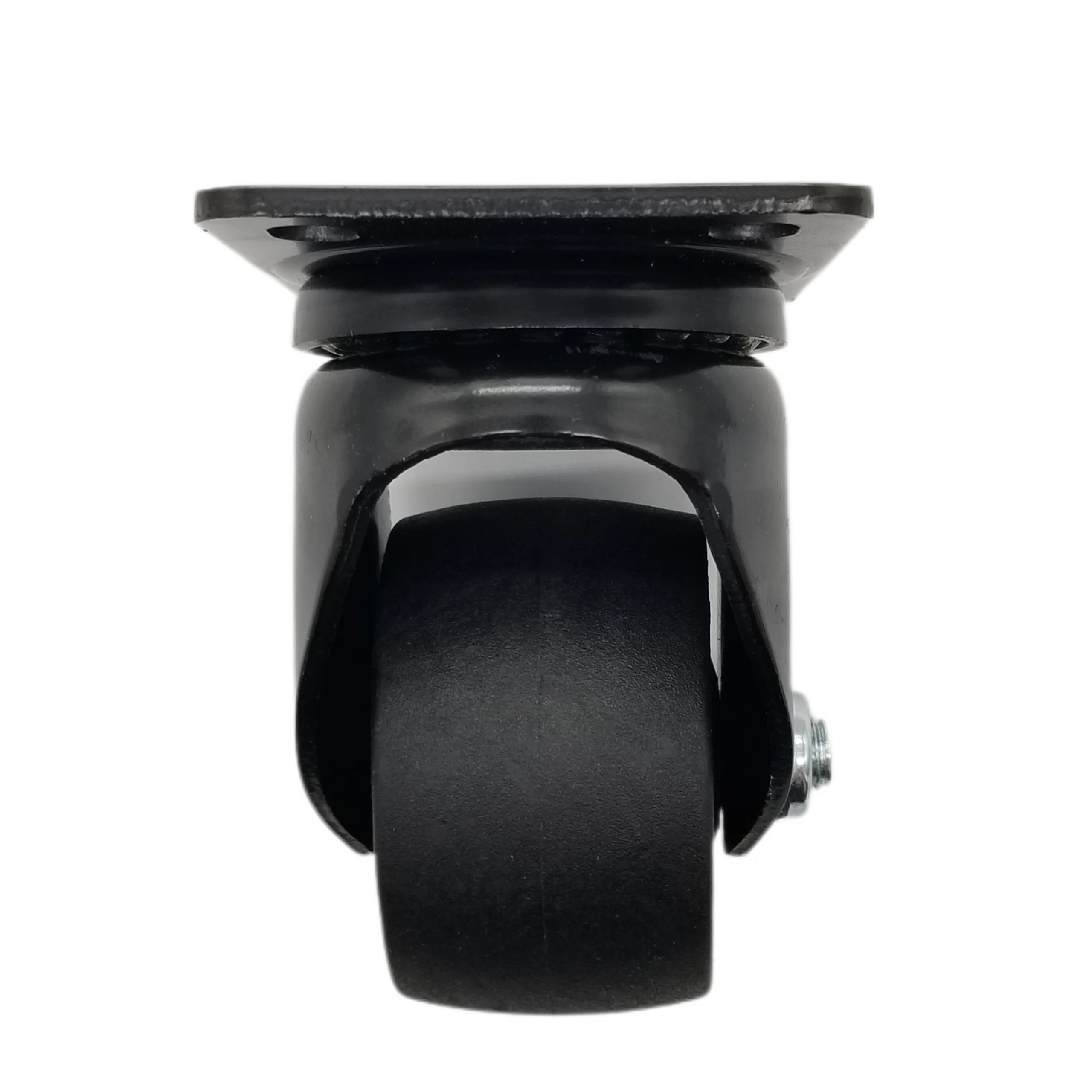 Saving Cost Flat Universal Low Center Gravity Nylon Denim 300KG Hospital Equipment 2.5 Inch Flush Mount Roller Caster