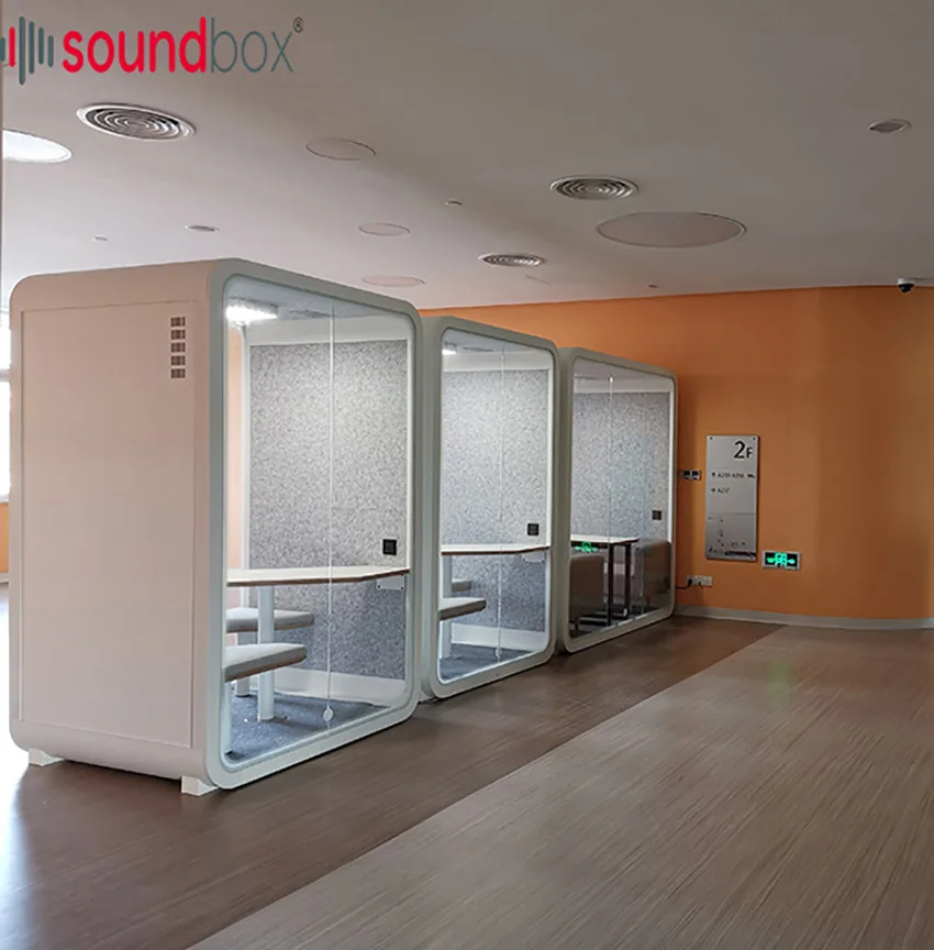 Indoor backyard flat pack office, pod prefab cube office cabin indoor meeting room tiny office shed/