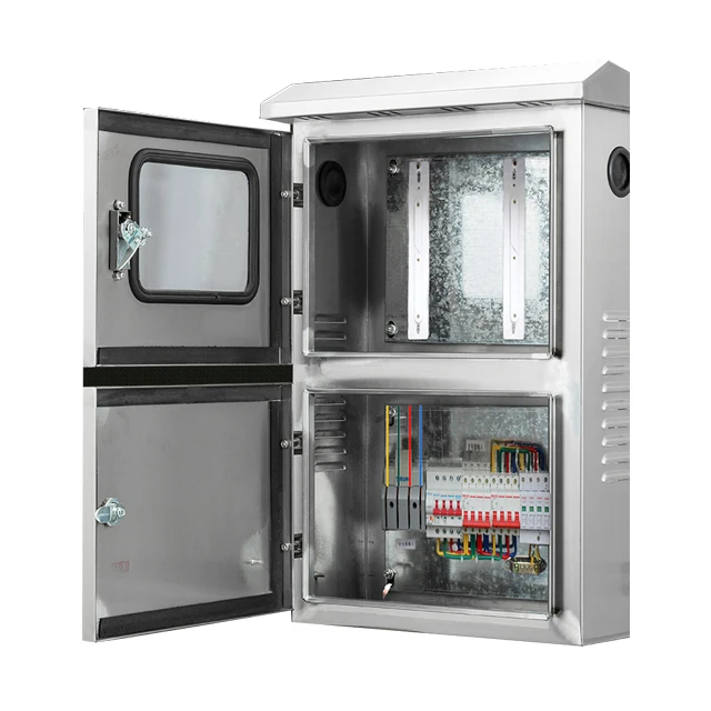 8KW 10KW 15KW 20KW 30KW NEMA 4 Waterproof dustproof Outdoor Stainless of grid solar power distribution electric cabinet