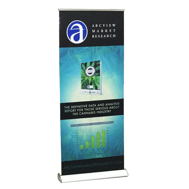 Luxury Promotion Rollup Retractable Display Stands Banner