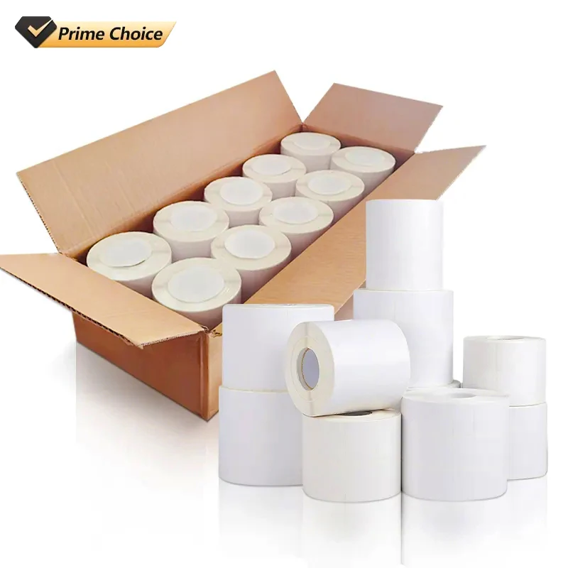 Wholesale 500pcs Thermo Roll A6 Waybill 100x150 Etichette 4x6 Shipping Printer Label Self Adhesive 4 x 6 Direct Thermal Sticker