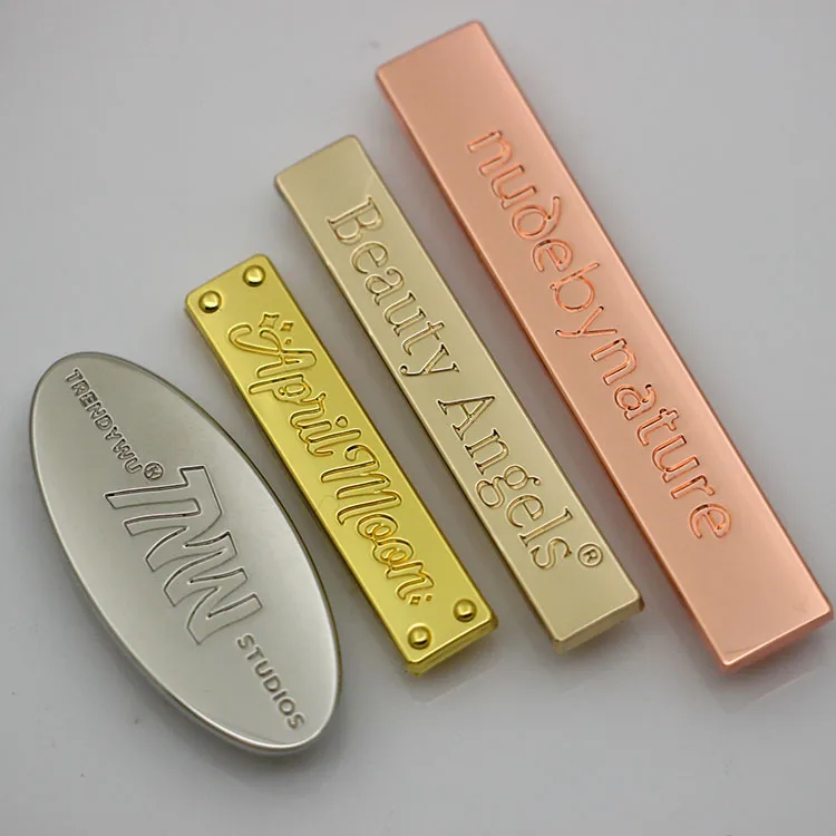 Bag Accessories Custom Handbag Hardware Engraved Metal Brand Logo Plate  Tags, High Quality Custom Metal Logo Labels for Handbags - China Metal Logo  and Metal Label for Handbags price