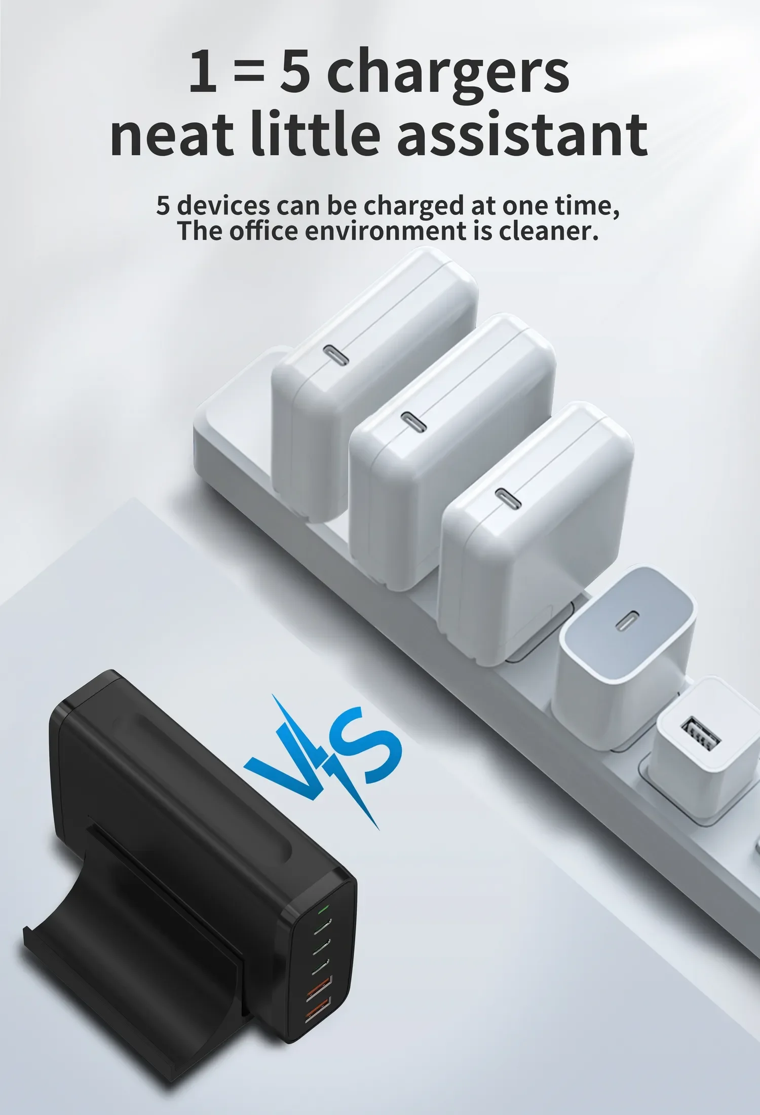 Top selling products 2023 amazon Usb-c Power Adapter  Cube Block 200W Gan USB pd Mobile Phone Fast Chargers