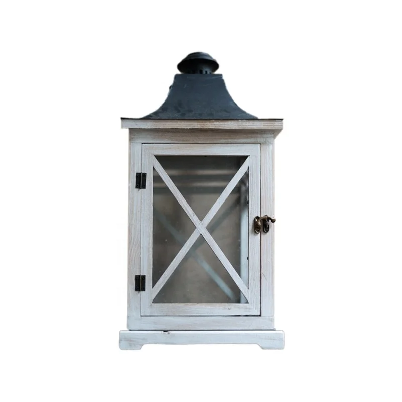 Modern Burlywood Wooden Lanterns Wholesome Wood Candle Holders for Home Decor and Weddings