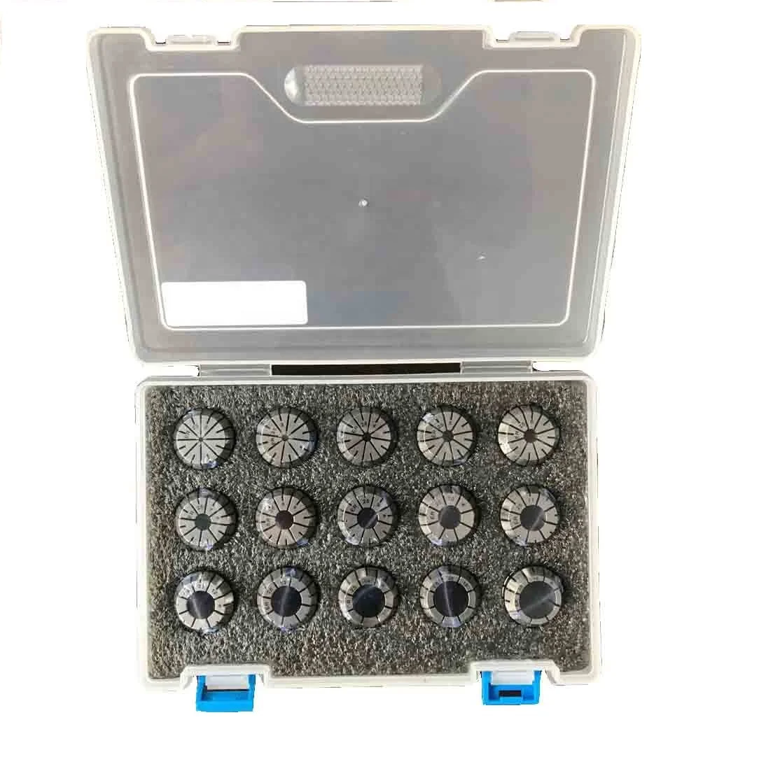 ER Collet kits packed in plastic or wooden box