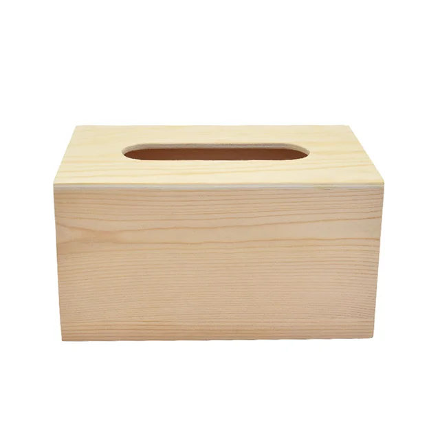 Wholesale Napkin Storage Boxes Wood Tissue Storage Box for Table Organizer