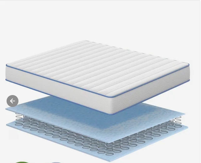 HOT selling  6-in Firm Twin Hybrid Memory Foam/Coil Blend Mattress in a Box