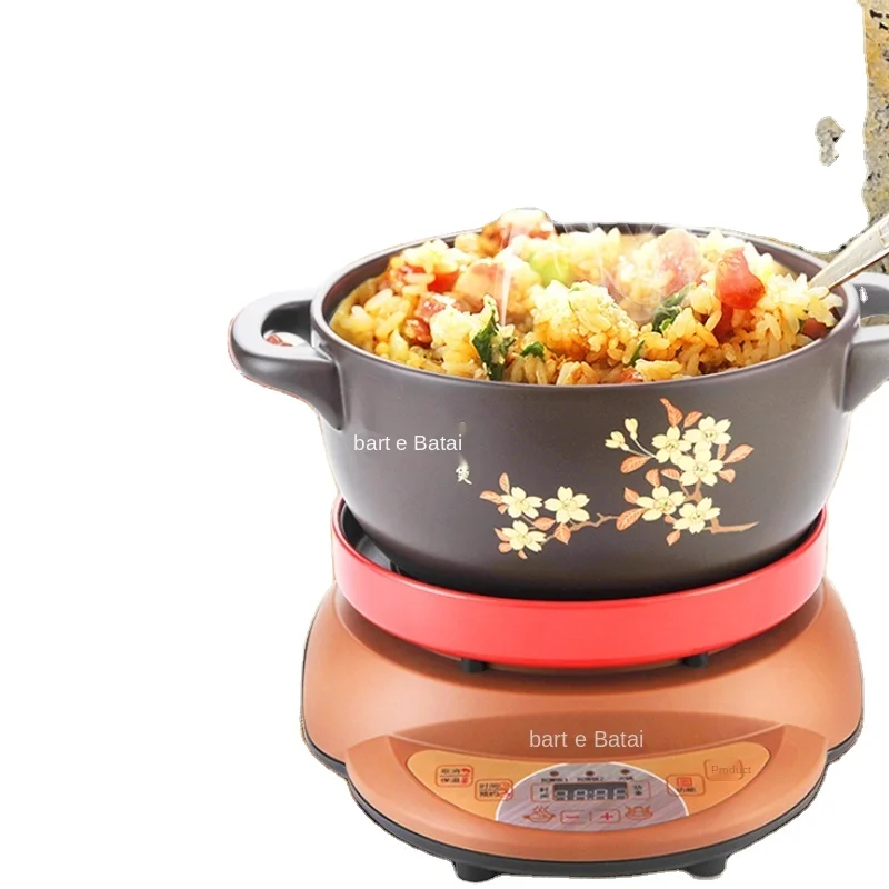 new pattern 2.5L Clay Pots For Cooking Cookware Insulated Food Warmer Ceramic Coating Cookware Stoneware Casserole