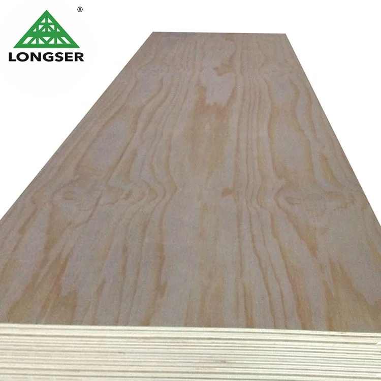 E1 standard 9mm 12mm 15mm 18mm pine plywood sheet for furniture used