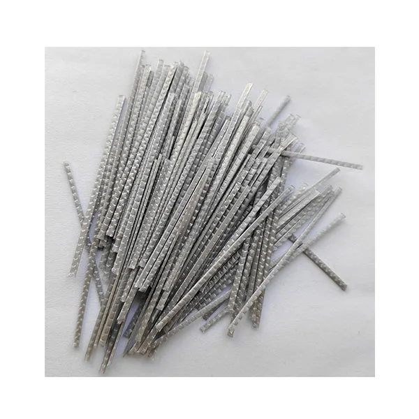 Waterproof Material Polypropylene Fiber48 mm Embossed PP Macro Synthetic Polypropylene Short Fiber for Sale