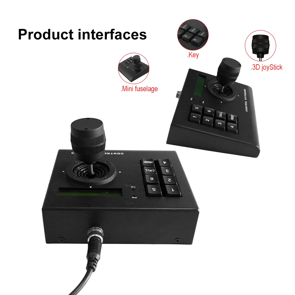 Anxinshi RS485 и RS322 3D контроллер клавиатуры для камеры безопасности