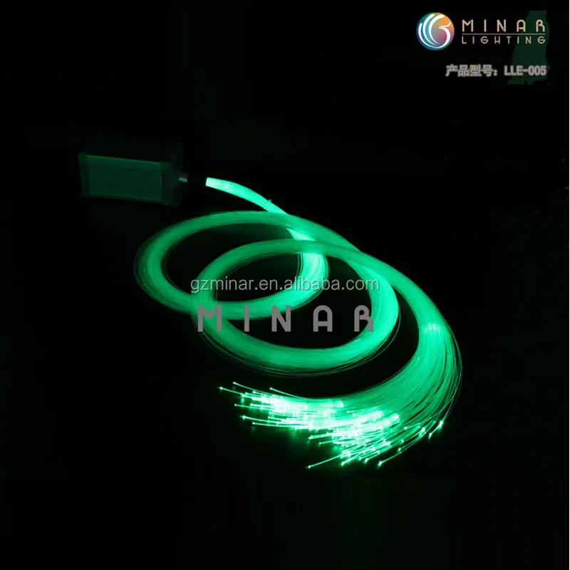 China manufacturer RGB colors 9W 12v led fiber optic light kit