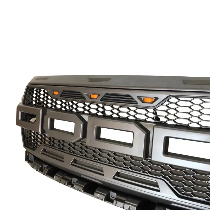 F150 Accessories Front Bumper Hood Grille Grill With Lights fit for Ford F150 18-20