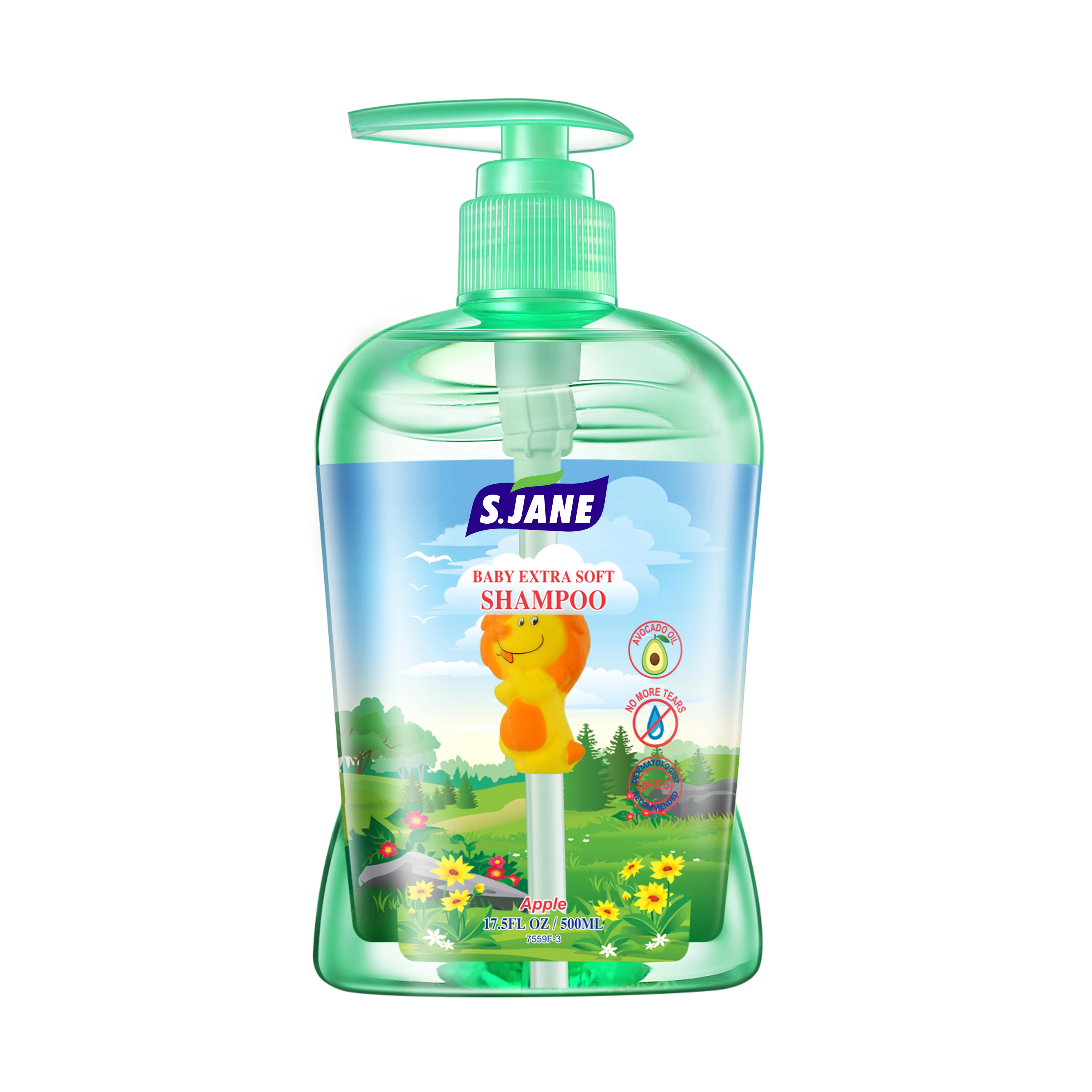 Customized  Gentle Daily Moisturizing Baby Care Hair Shampoo Private Label For Babies