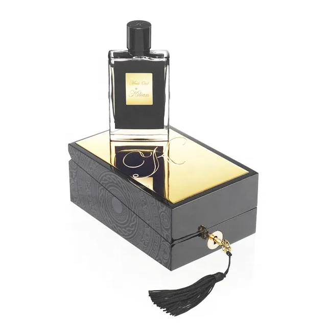 Оптовая продажа от производителя, роскошная деревянная коробка для духов с золотым дизайном, Арабский рынок