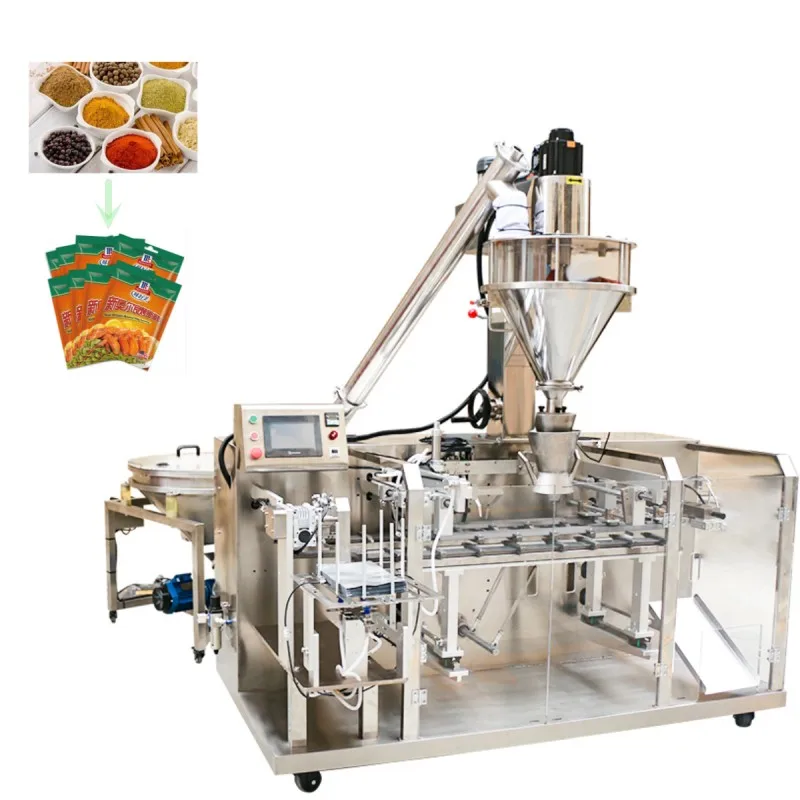 Most Popular Automatic Starch Seasoning Powder Packaging Machine Stand Up Zipper Bag Packing Machine