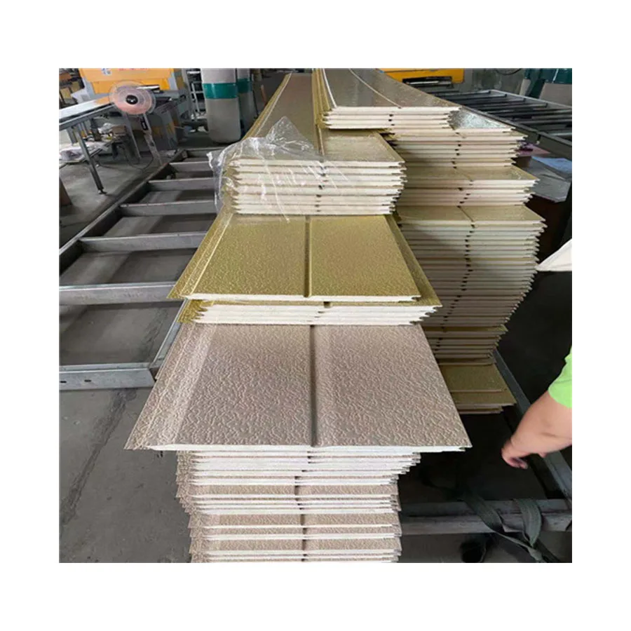 Insulated panels seconds insulation panels board wall metal carved sandwich panel