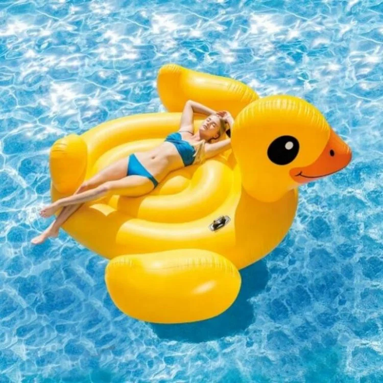 Оптовая Продажа Индивидуальные Воды лодка Желтая утка надувные Floaters