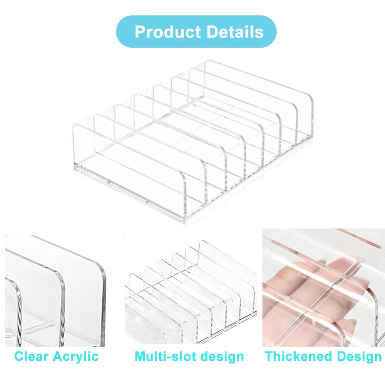 Clear Acrylic cd Holder Acrylic CD Organizers CD Display Rack Holds for Media Shelf Storage and Organization