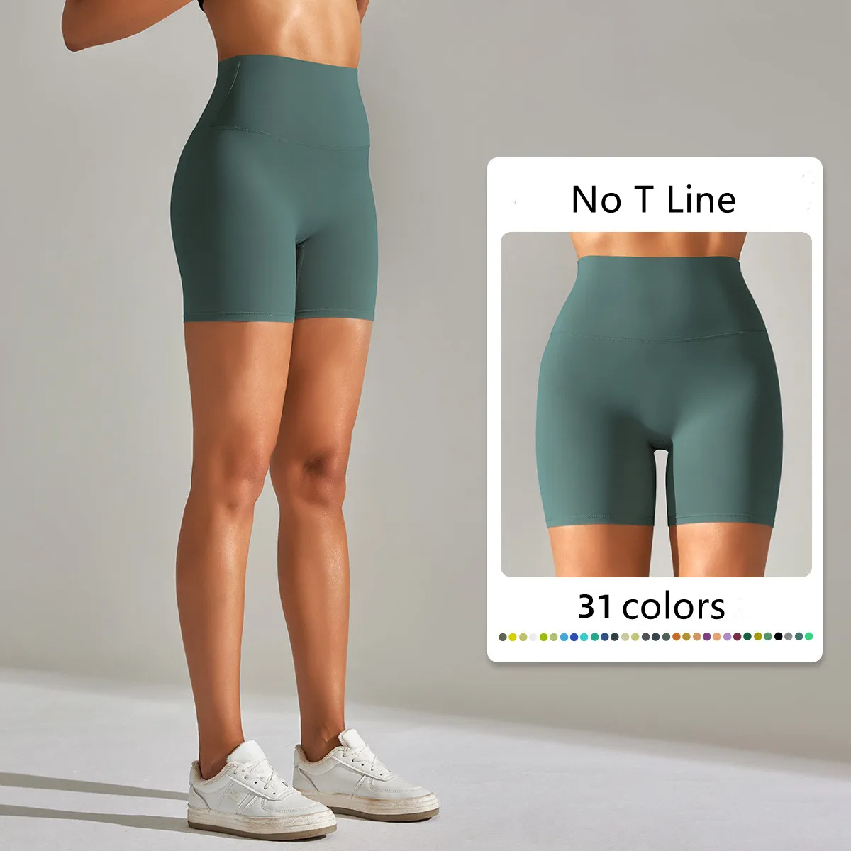 Summer Running Nylon Scrunch Butt Athletic Workout Yoga Custom Biker Booty Gym Shorts High Waist Jogger Legging For Women