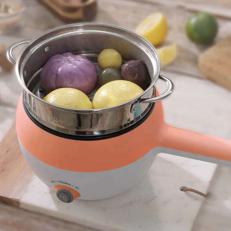 Customized Home 1.2L New Plastic Pp Electric Mini Multi Function Pot