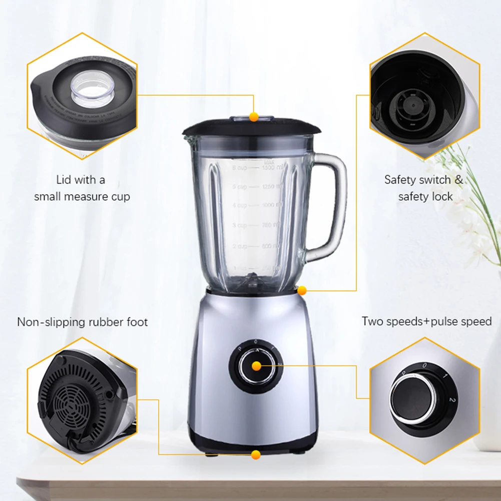 newest design blender customized profession mulit juicer large capacity 1.5 L mixer blender