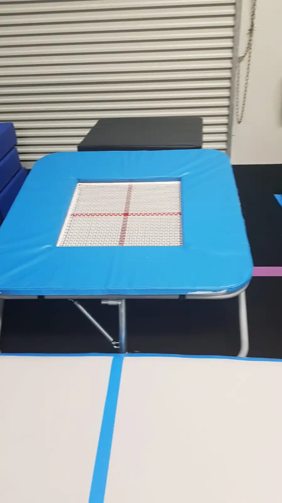 China Hot Sale commercial Children square gymnastic Mini Trampoline Foldable Square Trampoline For Sale