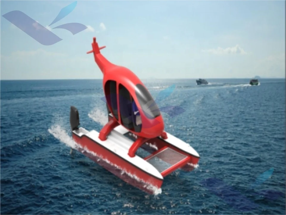Catamaran  water  helicopter   fiberglass  Entertainment  boat  for  sale