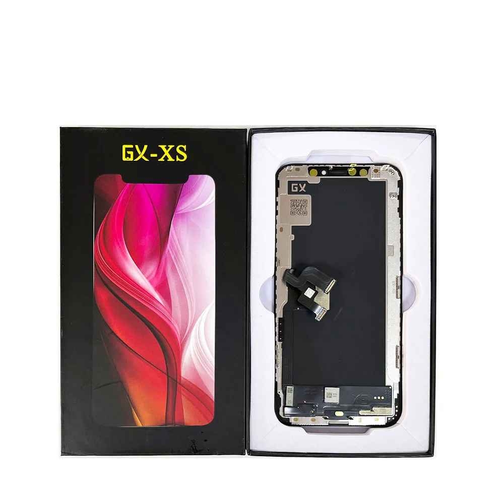 Original Brand GX mobile phone LCD display for IPHONE X XS XS MAX 11  OLED screen factory price high quality low price