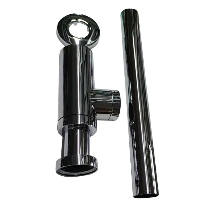 brass black siphon Basin bottle trap Wash Basin Siphon for Bathroom Chrome Plated Copper Wash Basin Sink Waste P-Trap