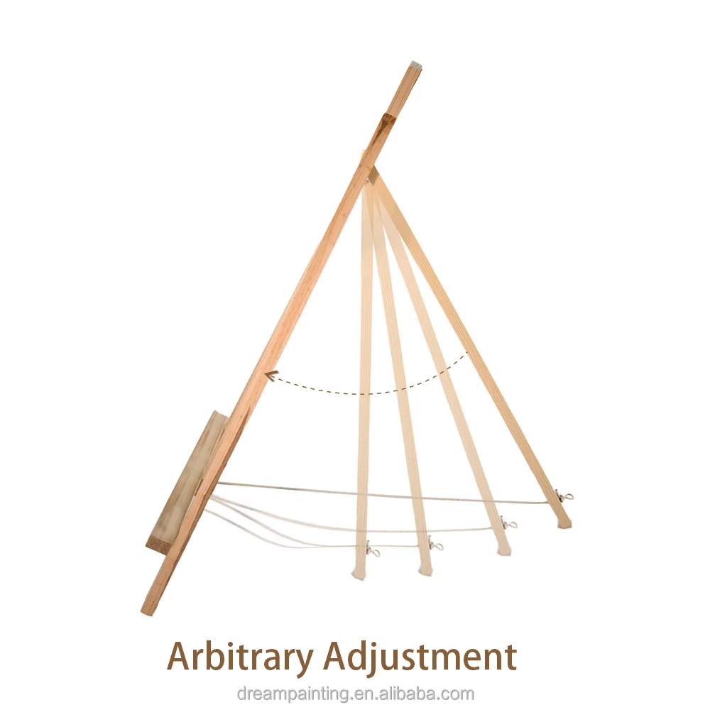 Small Desktop Easels 30/40/50CM Art Display Wooden Easel Stand for Painting Art Easel for Kids Adult Artist