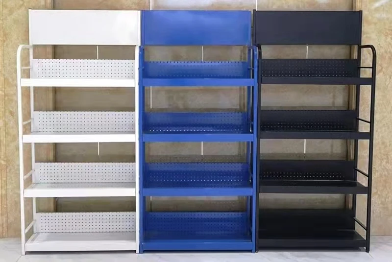 Lubricating Motor Oil Floor Standing Car Battery Display Rack Gas Station Metal Engine Shelf