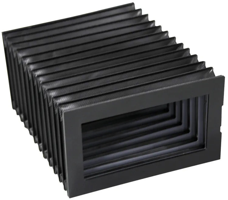 CNC Machine Protective Cover Square Type Lifting Platform Accordion Bellows