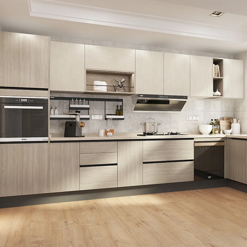 Small Kitchen Cabinet Wood Grain Kitchen Cabinet Complete Kitchen Set