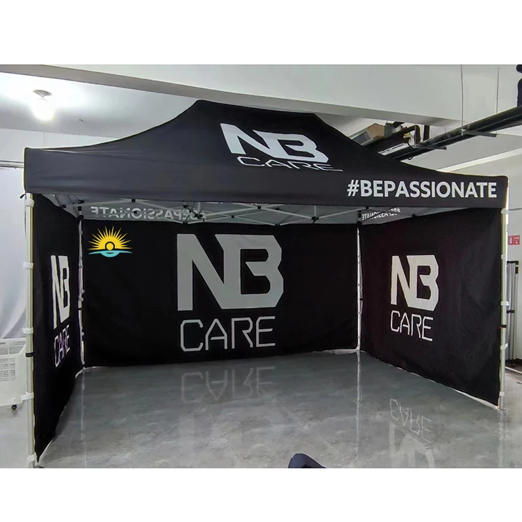 Sunshine Custom 10x15 promotional logo printed advertising marquee tent 3X4.5 canopy pop up gazebo