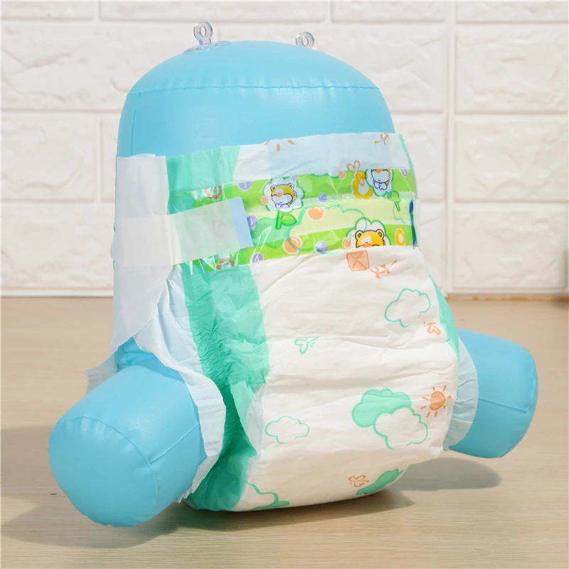 OEM High quality SAP and super absorbing performance baby diaper from China manufacturer M size hot sale Ghana market