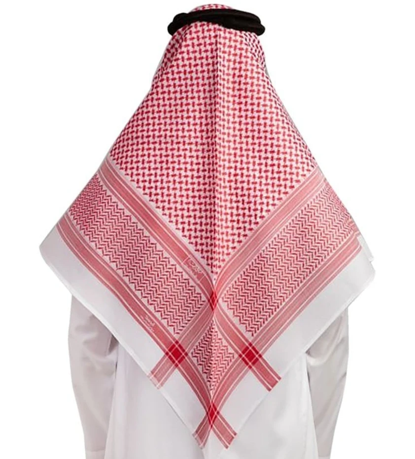 Окрашенный жаккардовый мужской шарф из Дубая тюрбан 140*140 см арабский ближневосточный традиционный Keiffieh Shemagh Kuffieh Kufiya шарфы шали