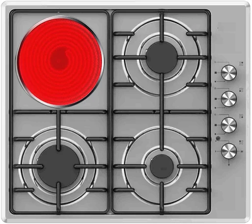 enamel gas and electric cooker 4 Burner 3 Gas Cooker For 1  Electric Gas Stove