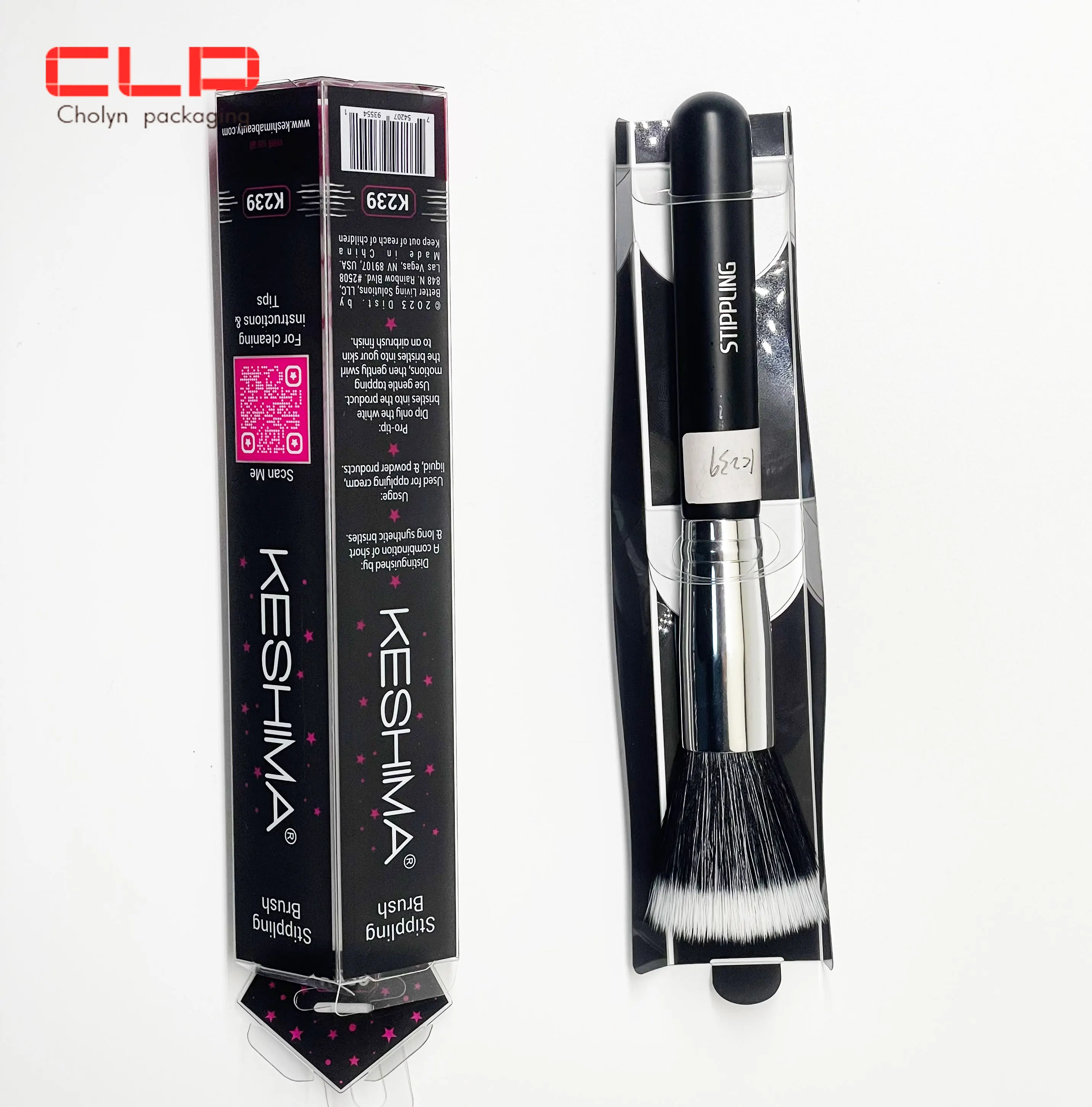 Custom Printing Custom processing folding cosmetic box Plastic Box Packaging paper packaging box