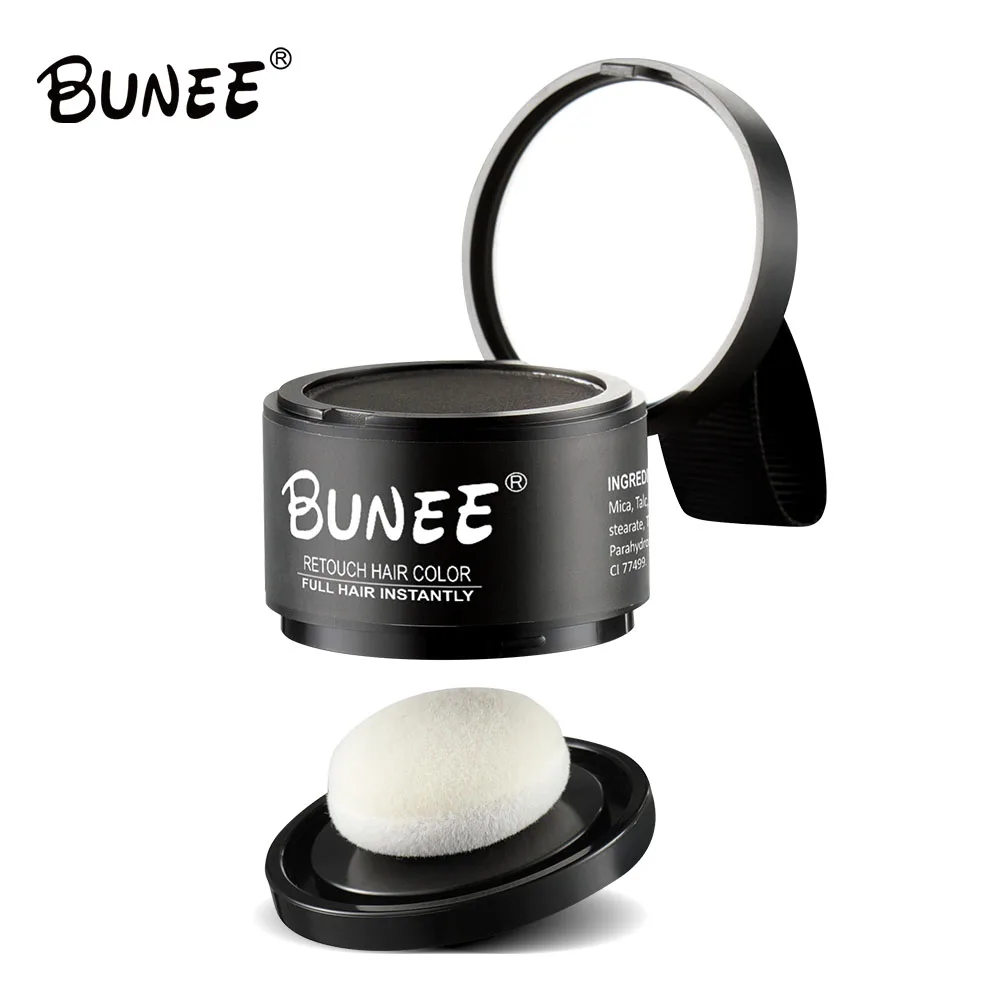 Wholesale waterproof Hairline Mud Eyebrow Hair Powder makeup concealer Root Cover Up contour stick with brush